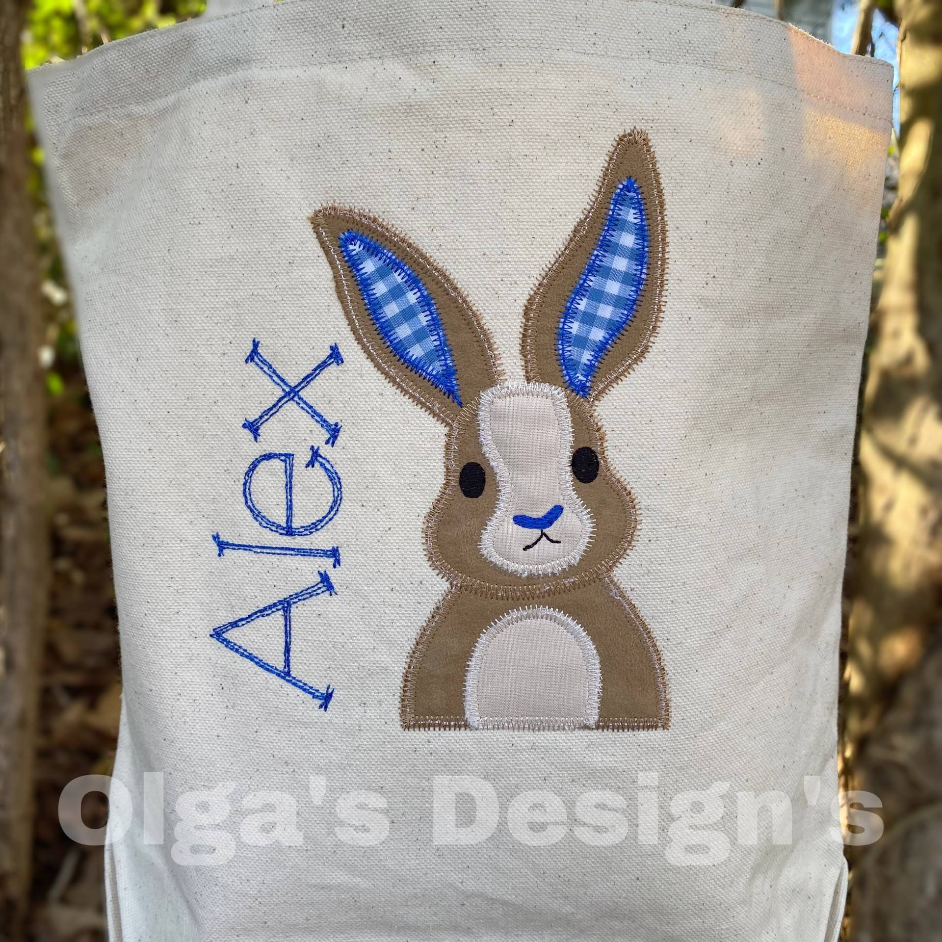 Osterkorb Ostertasche Für Kinder Canvas Tragetasche Osterkorb Ostertasche Für Kinder Canvas Tragetasche von OlgasdesignTreasures