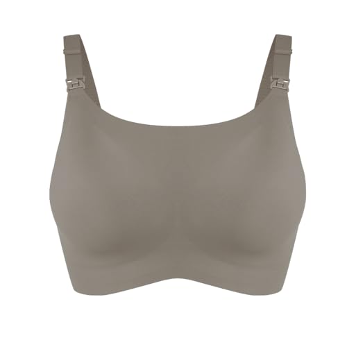 Oliaekd Mutterschaft Still-BHS, Nahtloser Komfort-Schwangerschafts-BH, Gepolsterte Natürliche Form, Weiche Umstands Schlaf Bralette von Oliaekd