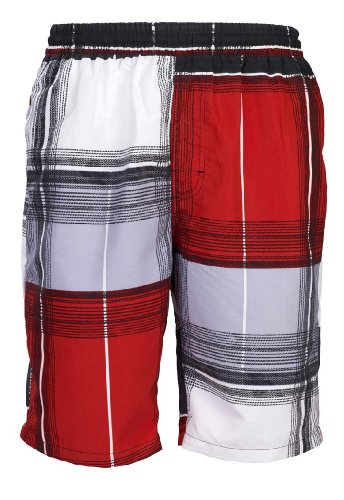 Olibia Mar: Moderne Jungen Badeshort - Gemustert in rot in Größe 176 Olibia Mar: Moderne Jungen Badeshort - Gemustert in rot in Größe 176 von Olibia Mar