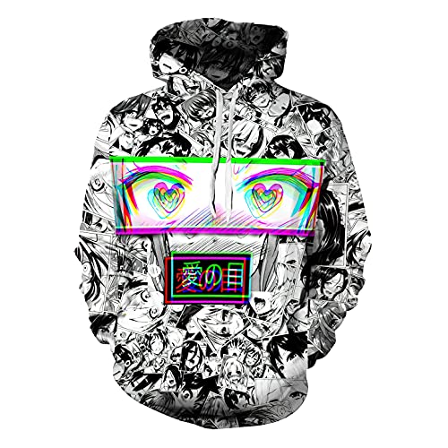 Ahego Hoodies Anime Collage Hoodie Unisex Casual Neuheit Pullover Sweatshirts Kapuzen, Anime Waifu4, XXX-Large Ahego Hoodies Anime Collage Hoodie Unisex Casual Neuheit Pullover Sweatshirts Kapuzen, Anime Waifu4, XXX-Large von Olino