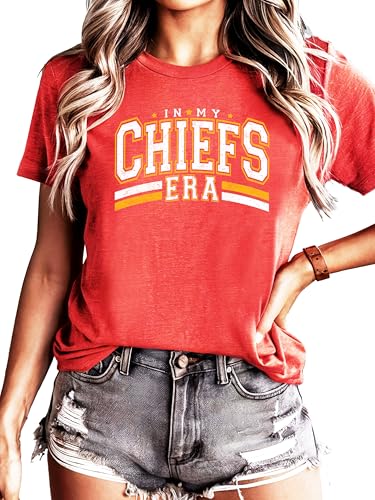 In My Chiefs Era Shirt for School Spirit Apparel für Erwachsene und Kinder, Rotes Vintage-Hemd, Mittel In My Chiefs Era Shirt for School Spirit Apparel für Erwachsene und Kinder, Rotes Vintage-Hemd, Mittel von Olive Loves Apple