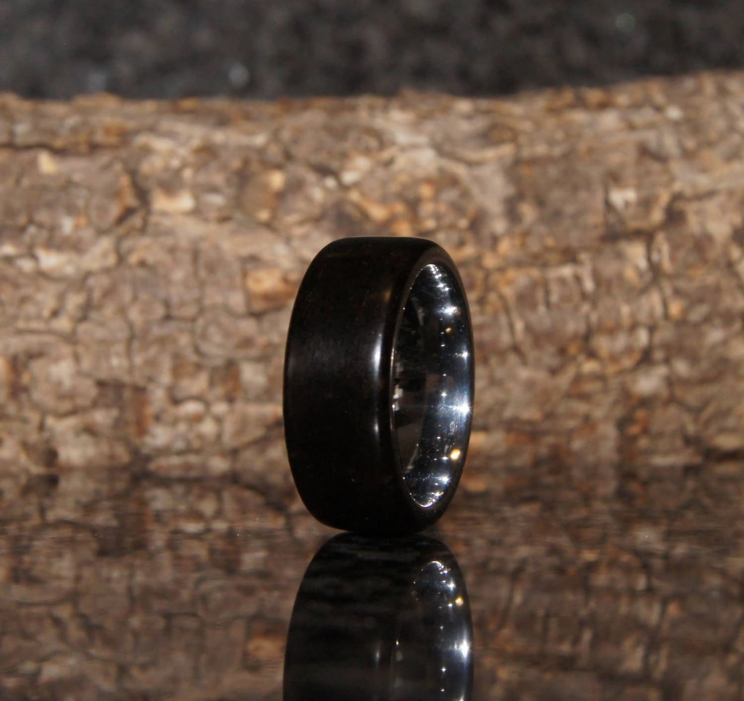 Ebenholz & Wolfram Ring Ebenholz & Wolfram Ring von OliveWoodJewellery
