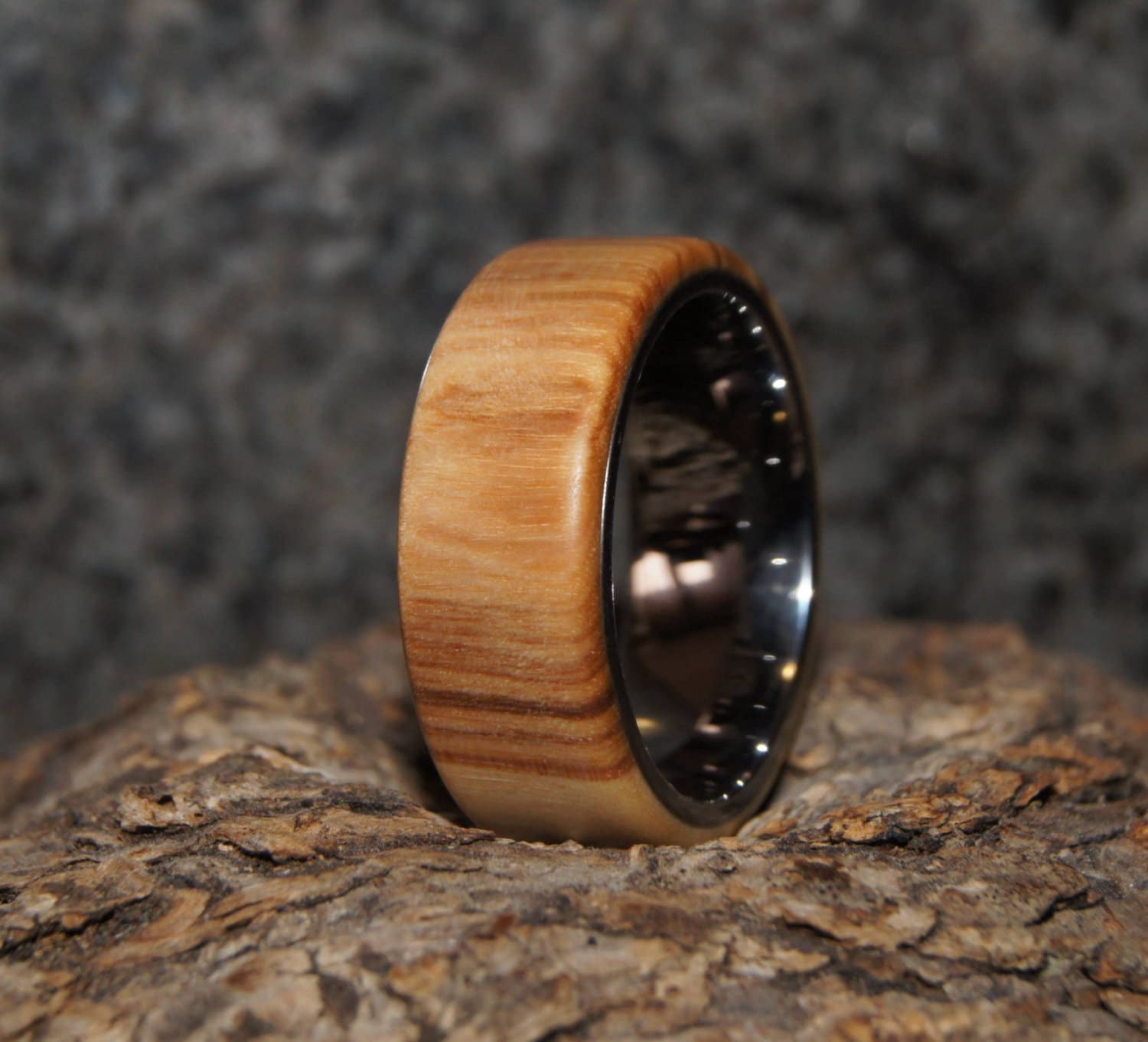 Olivenholz Ring, Beliebige Größe - Und Wolfram Ring Olivenholz Ring, Beliebige Größe - Und Wolfram Ring von OliveWoodJewellery