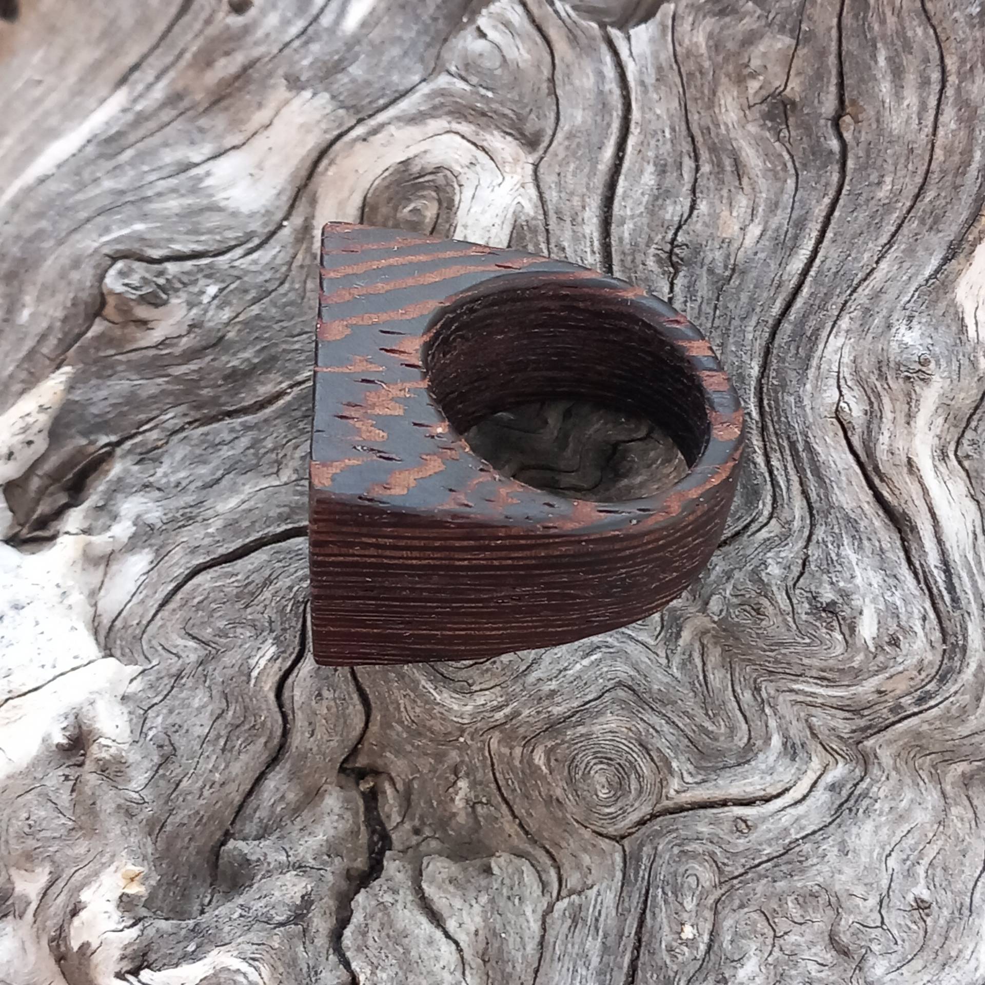 Wenge Holz Ring Wenge Holz Ring von OliveWoodJewellery