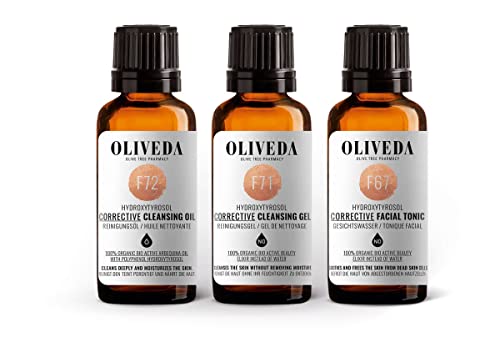 Oliveda DEEP CLEANSING Set 3x30ml I F71 Reinigungsgel I F72 Reinigungsöl I F67 Gesichtswasser Oliveda DEEP CLEANSING Set 3x30ml I F71 Reinigungsgel I F72 Reinigungsöl I F67 Gesichtswasser von Oliveda