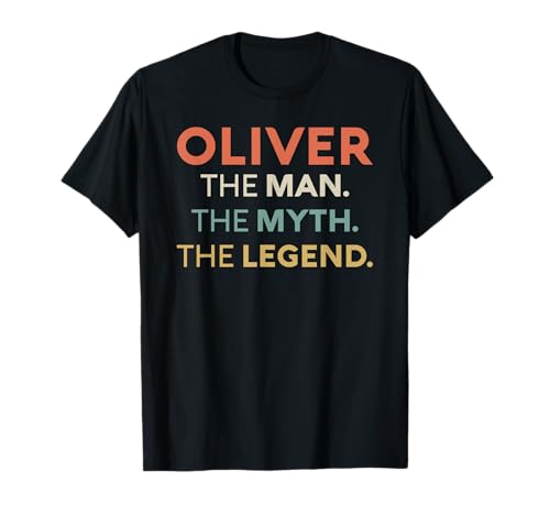 Oliver Der Mann Der Mythos Die Legende Name Personalisierte Männer T-Shirt Oliver Der Mann Der Mythos Die Legende Name Personalisierte Männer T-Shirt von Oliver Legend Tees