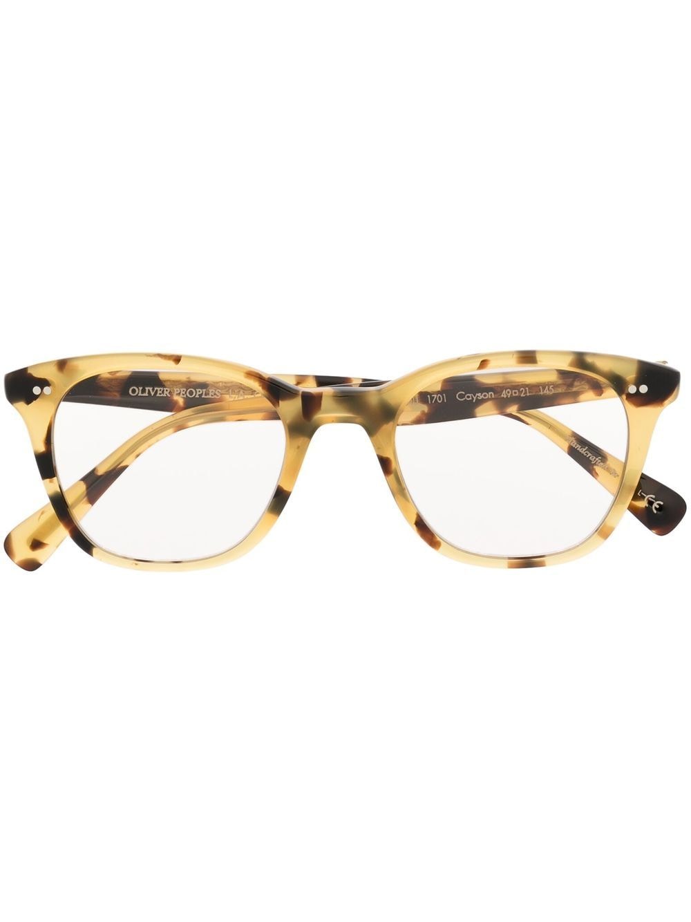 Oliver Peoples Eckige Cayson Brille - Braun von Oliver Peoples