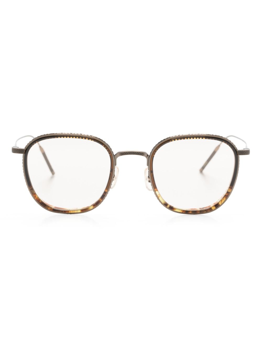 Oliver Peoples Fairmon Sonnenbrille in Schildpattoptik - Nude von Oliver Peoples