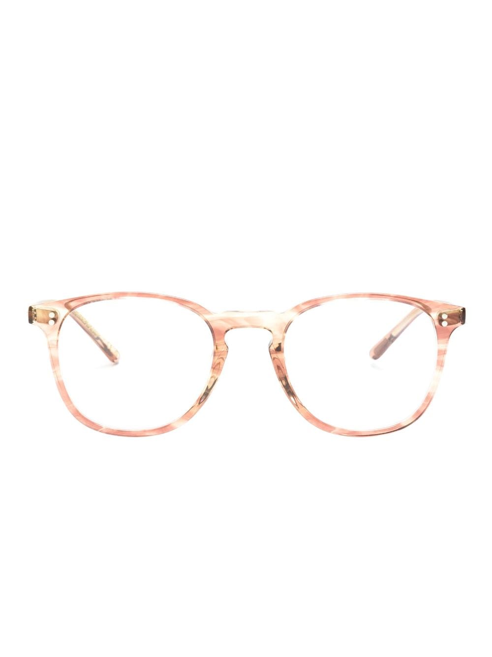 Oliver Peoples Finley Brille in Schildpattoptik - Braun von Oliver Peoples