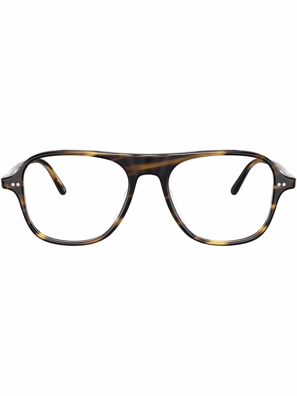 Oliver Peoples Nilos Brille im Vintage-Look - Braun von Oliver Peoples