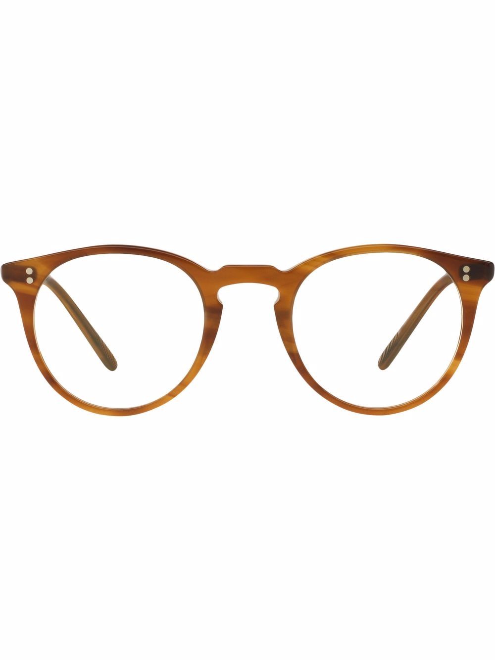 Oliver Peoples O'Malley Brille mit rundem Gestell - Weiß von Oliver Peoples