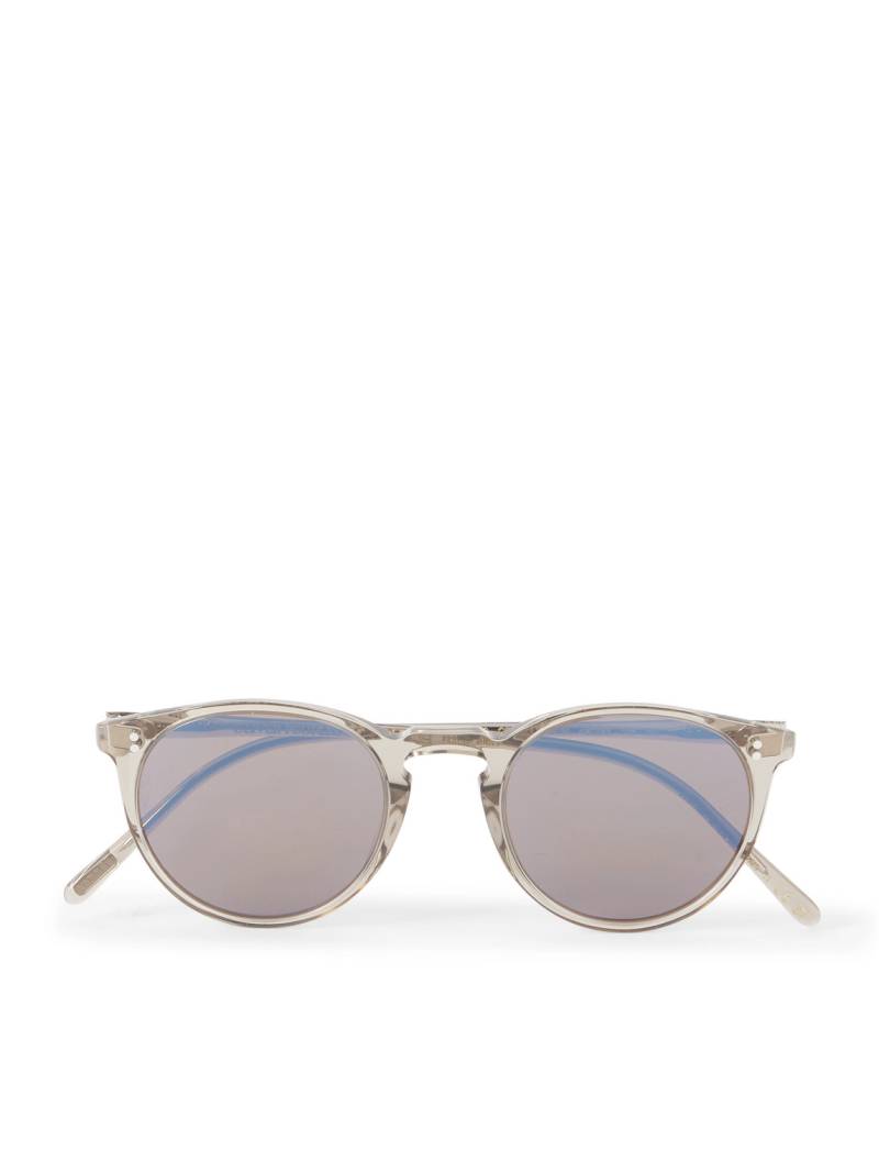 Oliver Peoples - O'Malley Round-Frame Acetate Sunglasses - Men - Neutrals von Oliver Peoples
