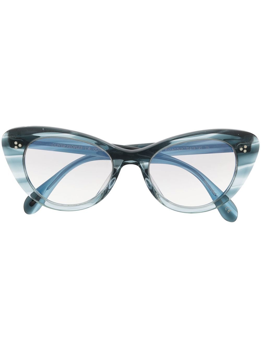 Oliver Peoples Rishell-Sun Sonnenbrille mit Augen - Blau von Oliver Peoples