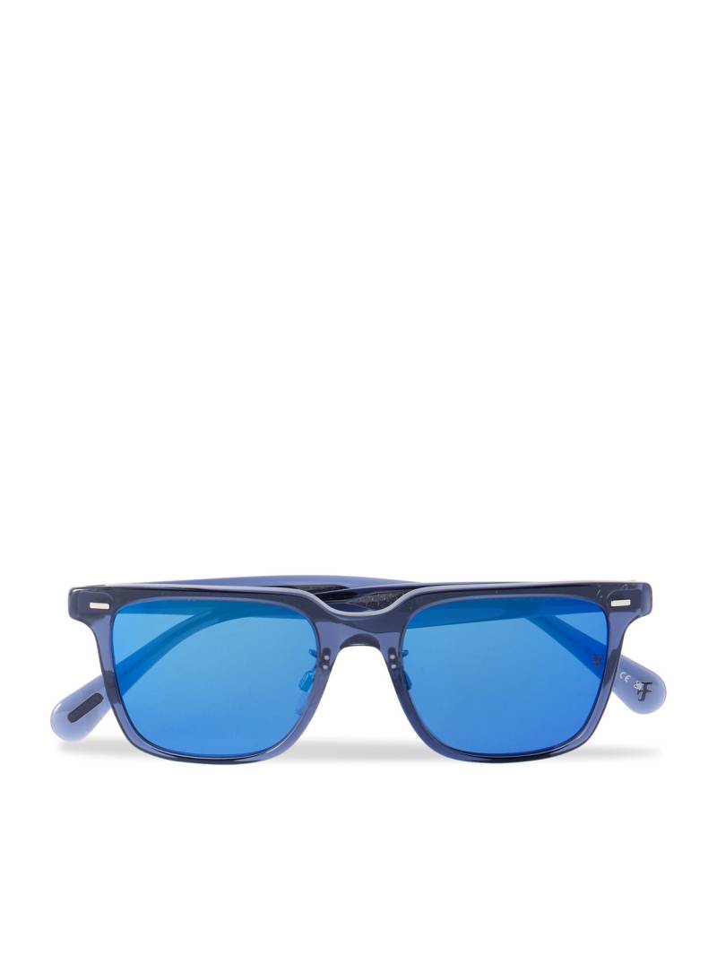Oliver Peoples - Roger Federer Mr. Federer II D-Frame Acetate Sunglasses - Men - Blue von Oliver Peoples