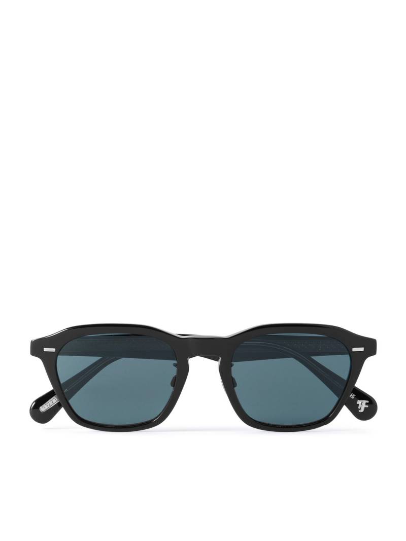 Oliver Peoples - Roger Federer R-11 D-Frame Acetate Sunglasses - Men - Black von Oliver Peoples
