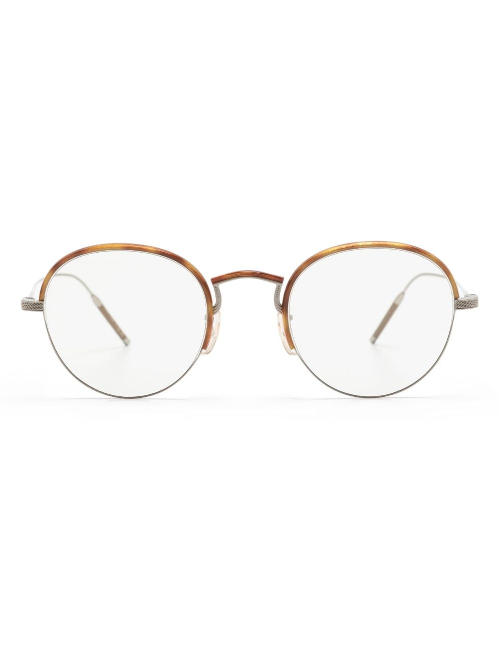 Oliver Peoples TK-6 Brille mit rundem Gestell - Grau von Oliver Peoples