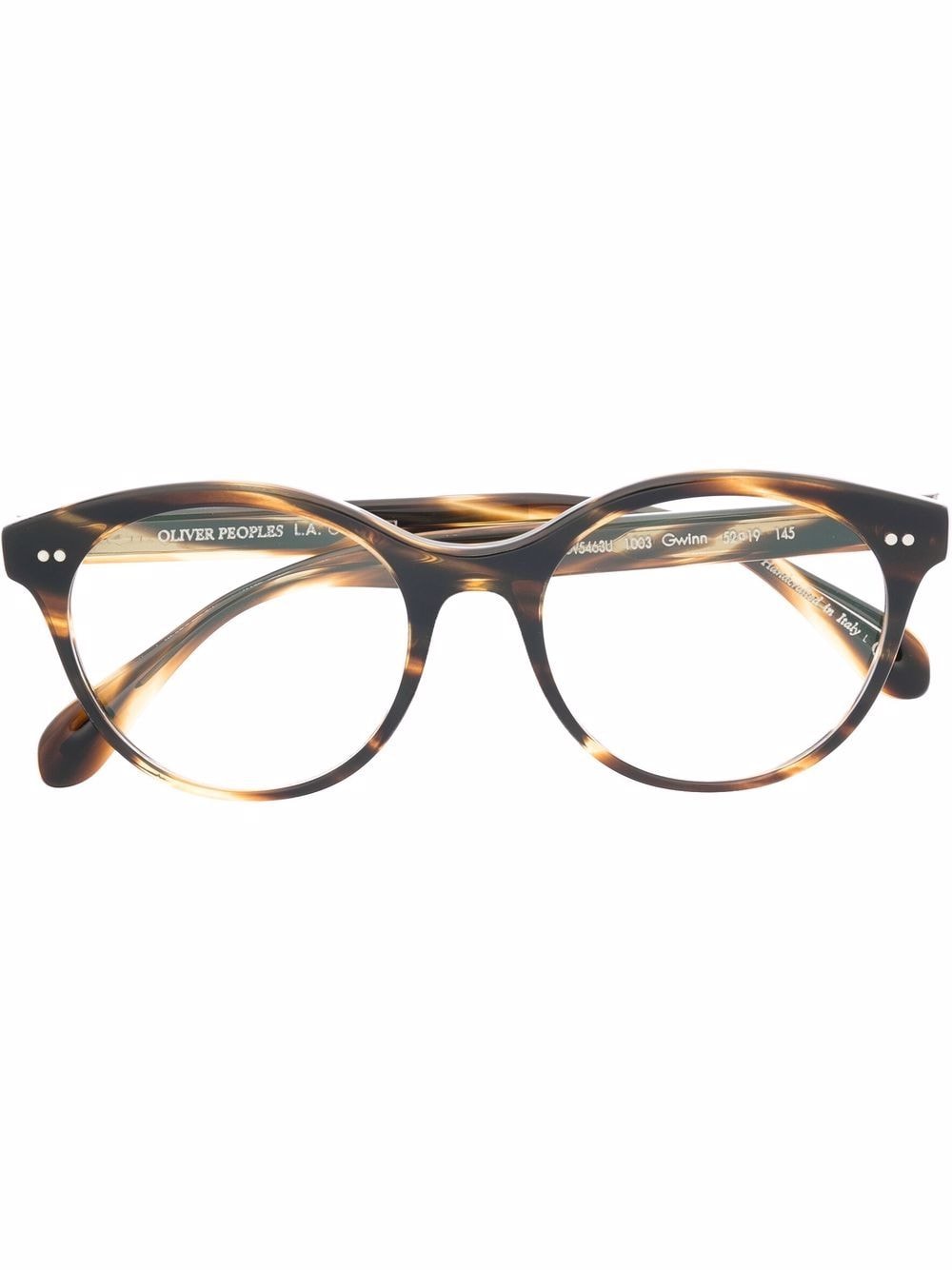 Oliver Peoples Marmorierte Brille - Braun von Oliver Peoples