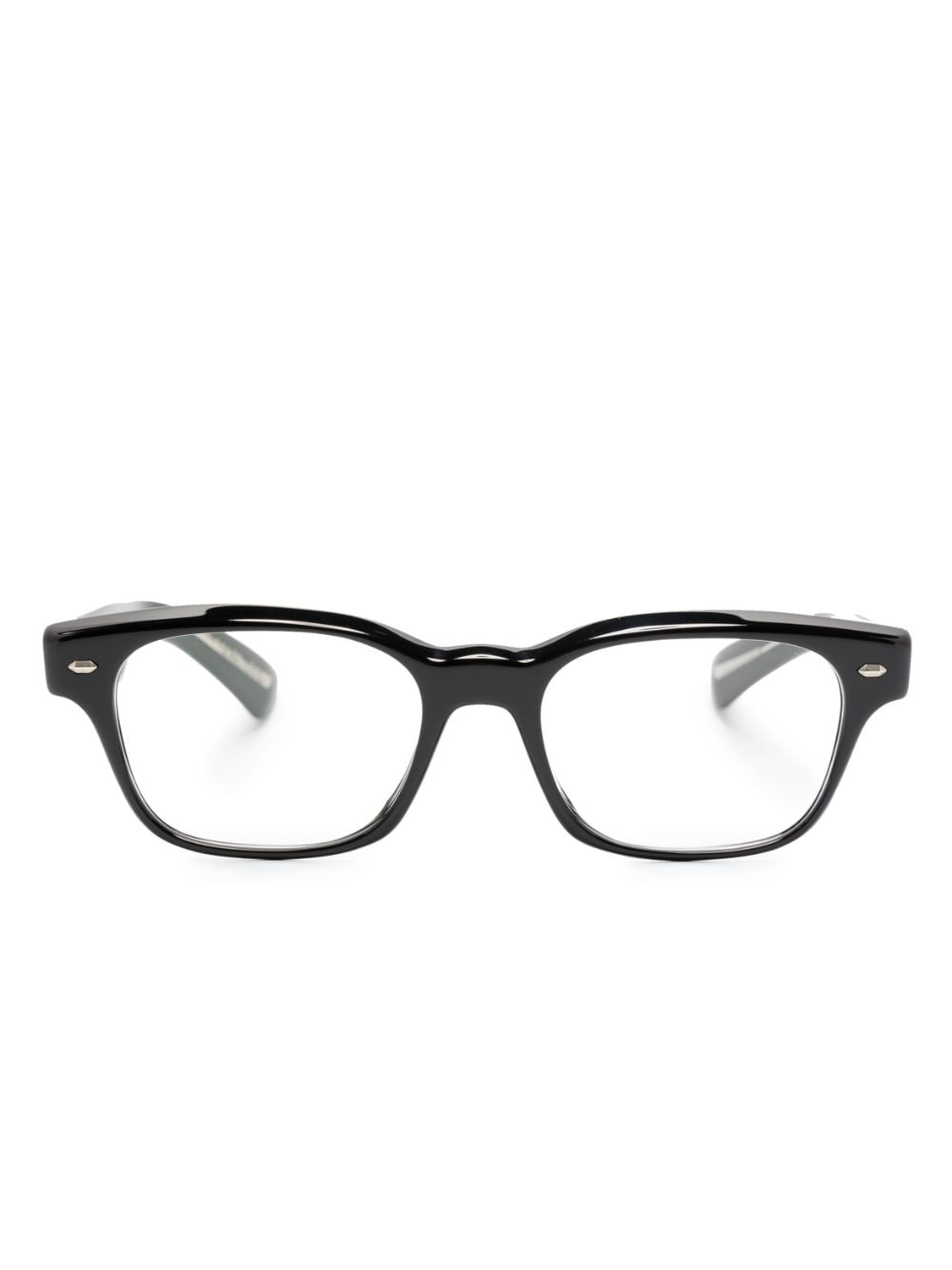 Oliver Peoples Brille mit eckigem Gestell - Schwarz von Oliver Peoples