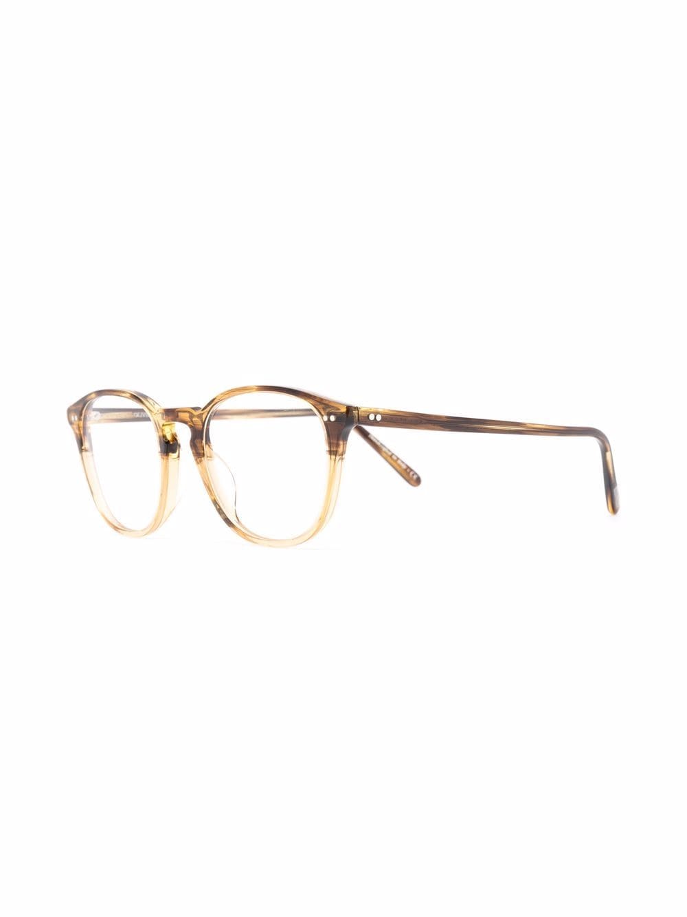 Oliver Peoples Brille mit eckigem Gestell - Braun von Oliver Peoples