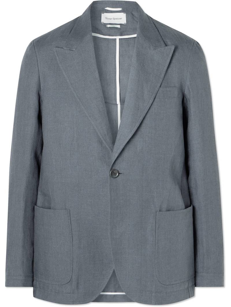 Oliver Spencer - Laurel Unstructured Linen Suit Jacket - Men - Gray - UK/US 44 von Oliver Spencer