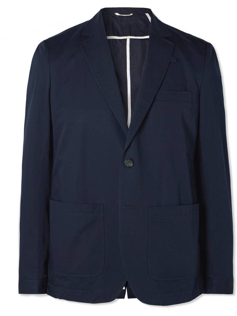 Oliver Spencer - Theobald Slim-Fit Unstructured Cotton Suit Jacket - Men - Blue - UK/US 44 von Oliver Spencer