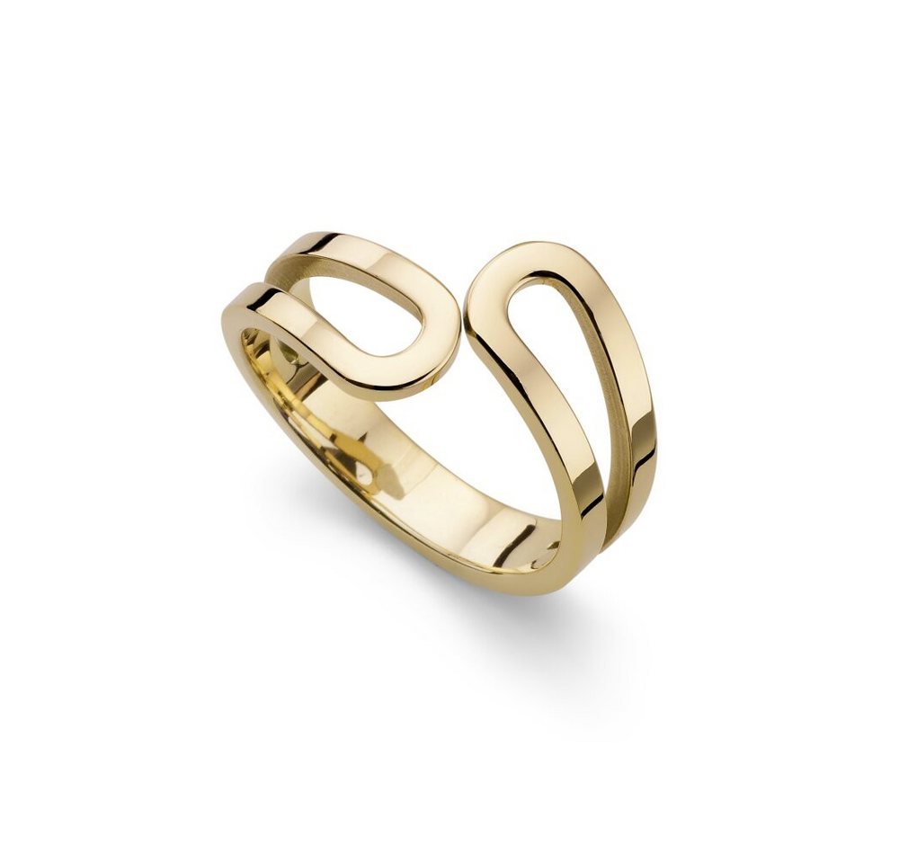 Oliver Weber Fingerring Minimalist gold-plated ring Character 41198G - Circuit: 52 mm von Oliver Weber