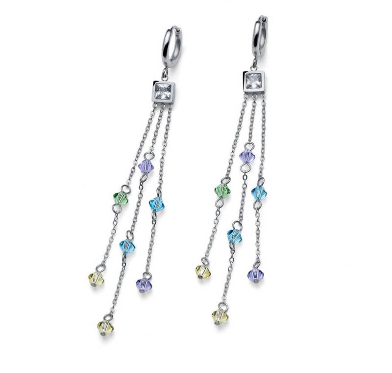 Oliver Weber Ohrring-Set Charming round earrings with Really 23017 pendants von Oliver Weber