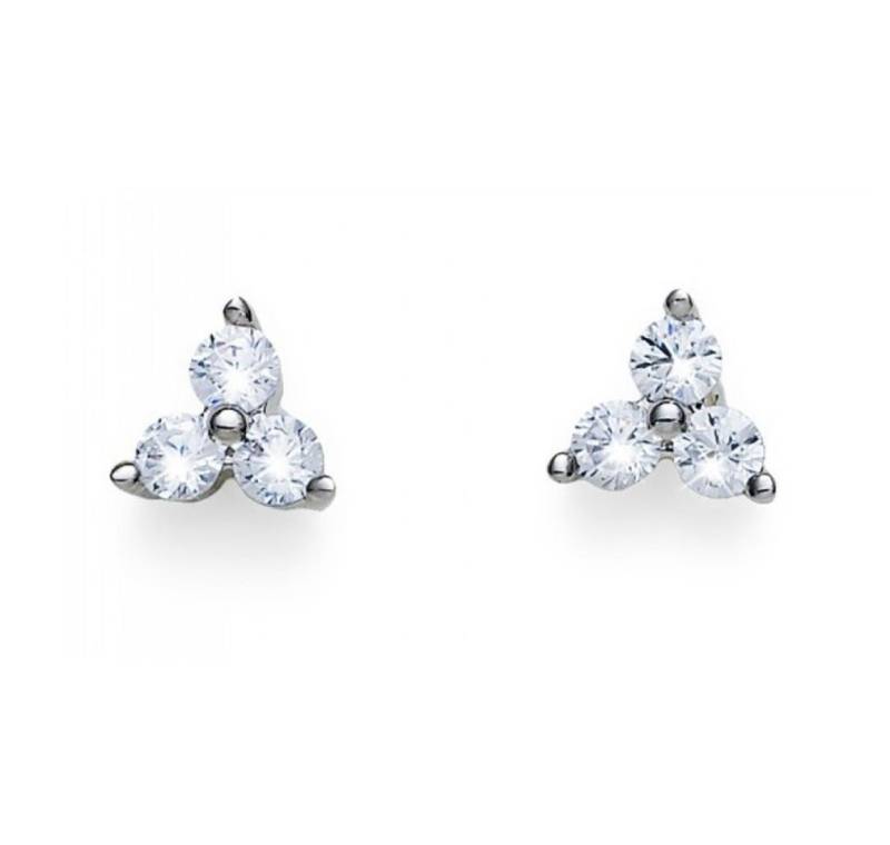 Oliver Weber Ohrring-Set Glittering stud earrings with clear zircons 22989 von Oliver Weber