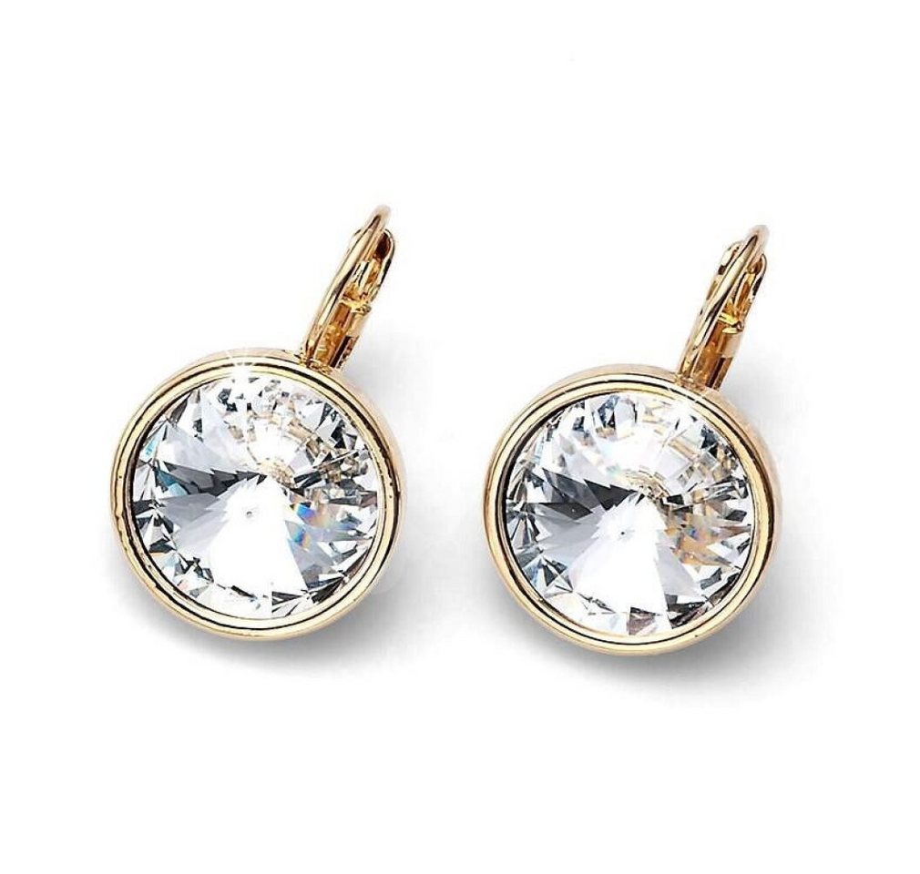 Oliver Weber Ohrring-Set Gold-plated earrings with Swarovski Fun Crystal 22331G-001 von Oliver Weber