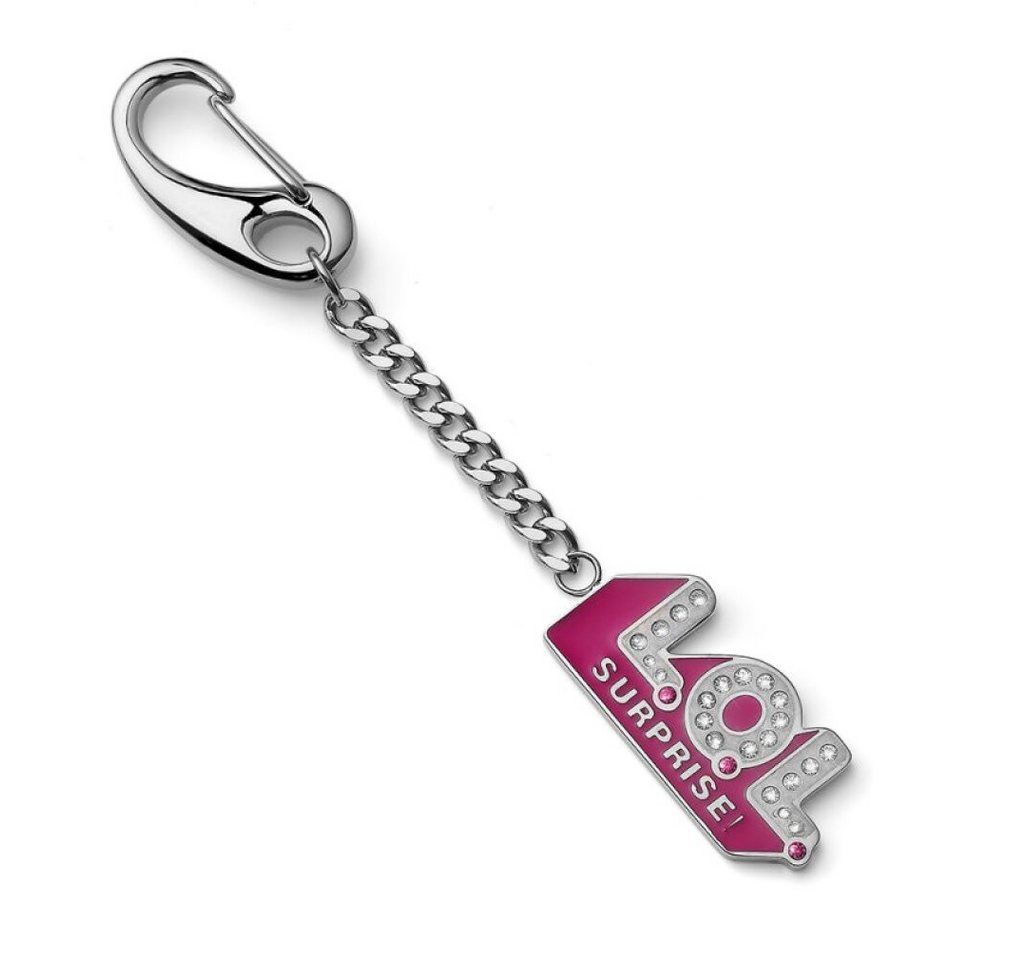 Oliver Weber Schlüsselanhänger LOL Logo Crystals Stahl Mädchen Schlüsselanhänger L5010STLOL von Oliver Weber