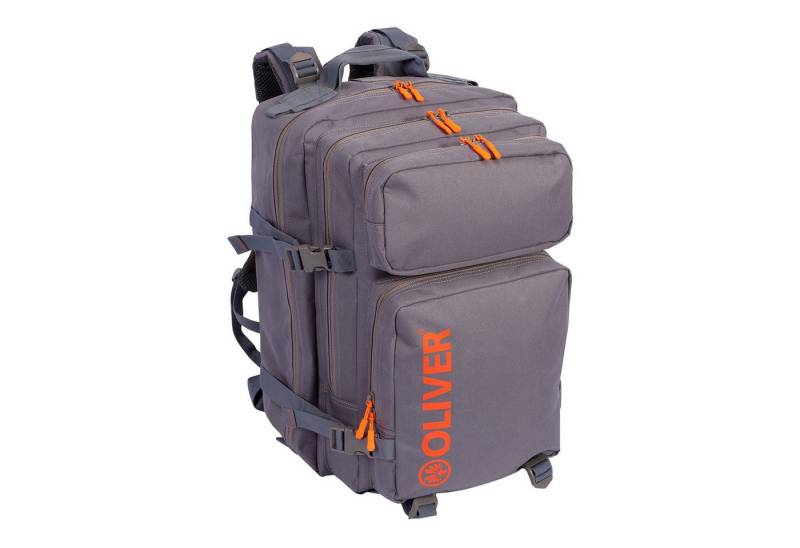 Oliver Rucksack (2 Hauptfächer, 2 Frontfächer, Brustgurt) 2024 grau - 47x30x35cm von Oliver