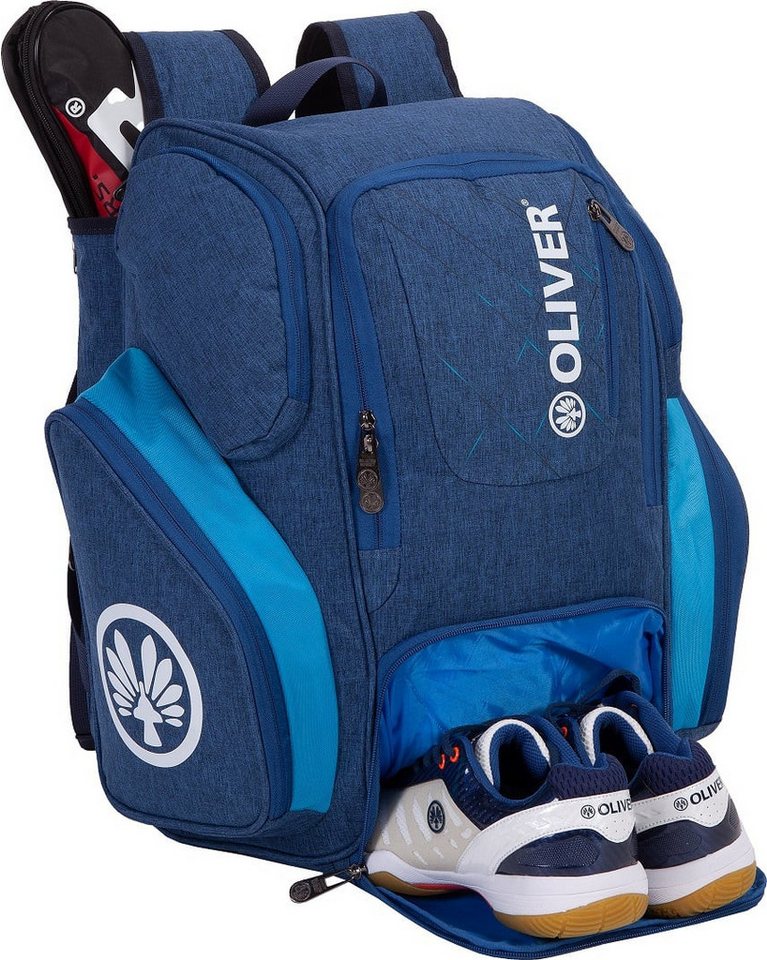 Oliver Rucksack XL (Hauptfach, Schlägerfach, Schuhfach) blau von Oliver