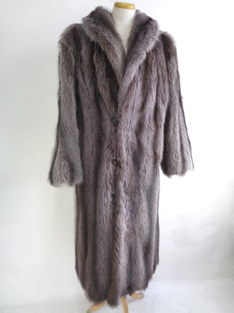 Refurbished Neue Waschbär Pelz Voller Länge Mantel Für Männer Mann Größe Alle Maßgeschneiderten von Oliverfurs