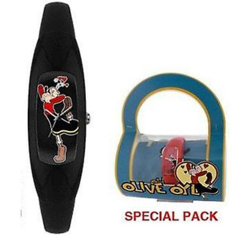 Olivia Luxusuhr BLACK Mod. HEARTS von Olivia