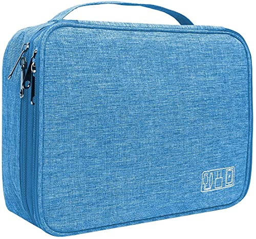 OliviaLiving Elektronik-Organizer, Jelly Comb Elektronisches Zubehör Kabel Organizer Tasche wasserdichte Reise Kabel Aufbewahrungstasche für Ladekabel Power Bank iPad (Blau) OliviaLiving Elektronik-Organizer, Jelly Comb Elektronisches Zubehör Kabel Organizer Tasche wasserdichte Reise Kabel Aufbewahrungstasche für Ladekabel Power Bank iPad (Blau) von OliviaLiving