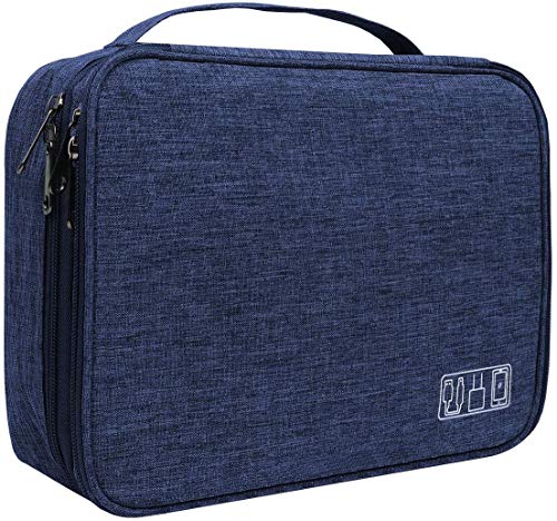 OliviaLiving Elektronik-Organizer, Jelly Comb Elektronisches Zubehör Kabel Organizer Tasche wasserdichte Reise Kabel Aufbewahrungstasche für Ladekabel Power Bank iPad (Marineblau) OliviaLiving Elektronik-Organizer, Jelly Comb Elektronisches Zubehör Kabel Organizer Tasche wasserdichte Reise Kabel Aufbewahrungstasche für Ladekabel Power Bank iPad (Marineblau) von OliviaLiving