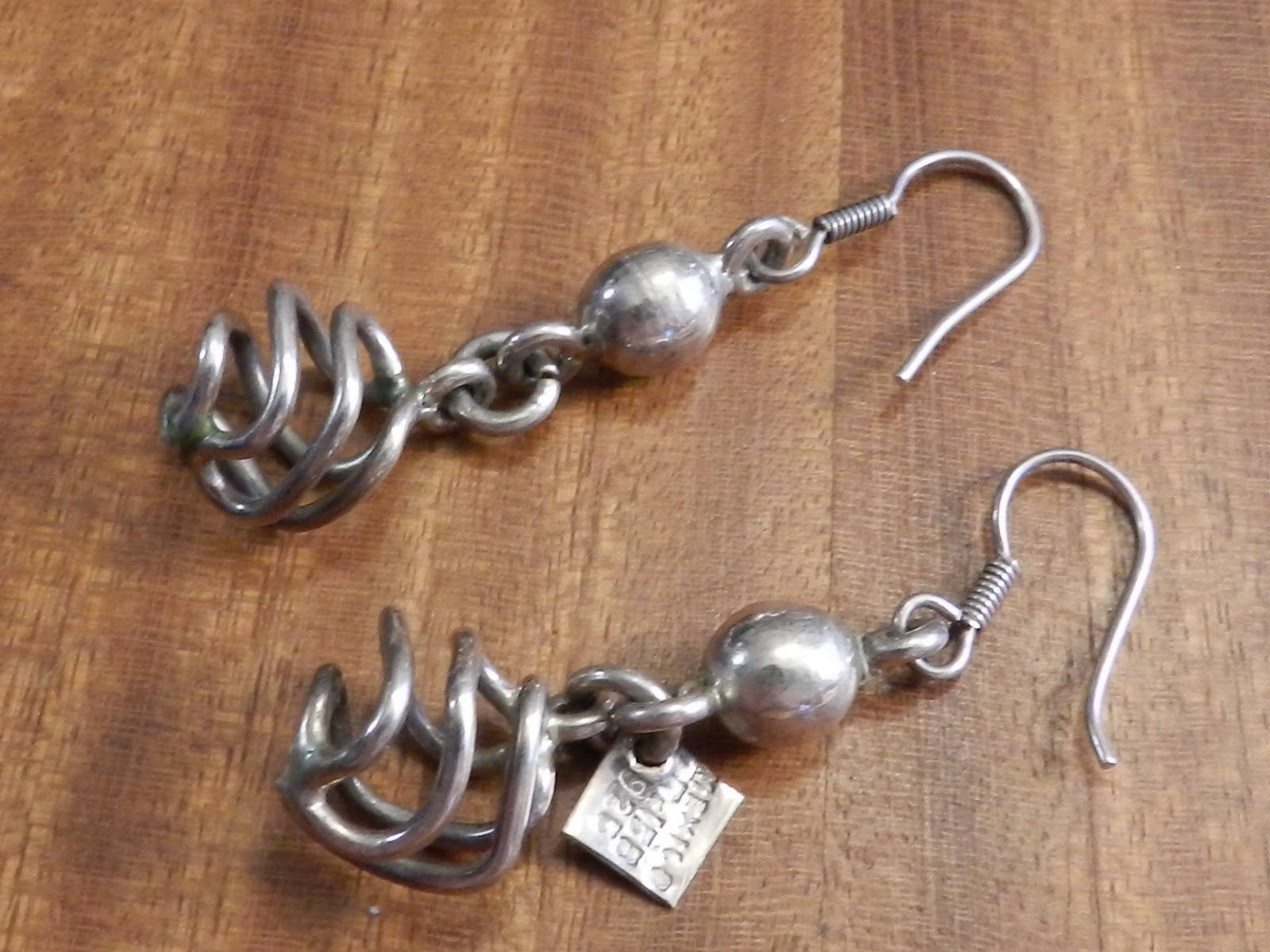 sterling Silber Ohrhänger Fisch Haken Einzigartige Ohrringe 925Er sterling Silber Ohrhänger Fisch Haken Einzigartige Ohrringe 925Er von OliviaSueVintage