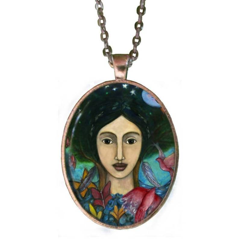 Gaia, Mutter Erde Schmuck, Pagan Anhänger, Heilige Weibliche Halskette, Göttinnen Sacred Jewelry Gaia, Mutter Erde Schmuck, Pagan Anhänger, Heilige Weibliche Halskette, Göttinnen Sacred Jewelry von OlivosARTstudio
