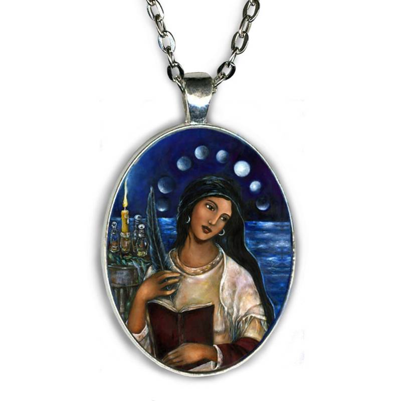 Mary Magdalene Anhänger, Göttlich-Weiblicher Kunst-Schmuck, Christian Mystic, Schmuck, Heilige Kunst-Halskette, Göttin-Amulett Mary Magdalene Anhänger, Göttlich-Weiblicher Kunst-Schmuck, Christian Mystic, Schmuck, Heilige Kunst-Halskette, Göttin-Amulett von OlivosARTstudio