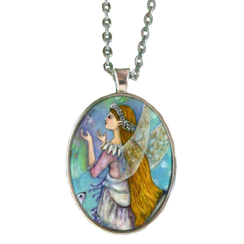 Oonagh Feenkönigin Anhänger Feenmagie Halskette von OlivosARTstudio