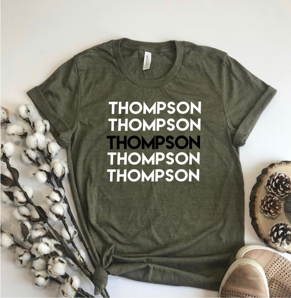 Nachname Shirt | Für Braut Jungs von OlivrAndCo