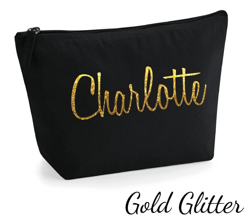 Personalisierte Schminktasche Personalisiert Personalisierte Kulturtasche Kosmetiktasche. Wahl Der Schönen Metallic Und Glitzer Text Personalisierte Schminktasche Personalisiert Personalisierte Kulturtasche Kosmetiktasche. Wahl Der Schönen Metallic Und Glitzer Text von OllieOctopusBabyGift