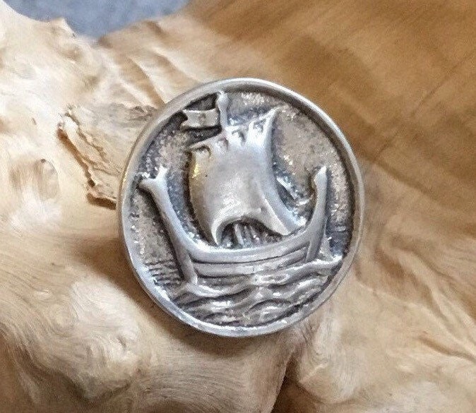 Viking Silber Iona Design Brosche von OlliesOpals