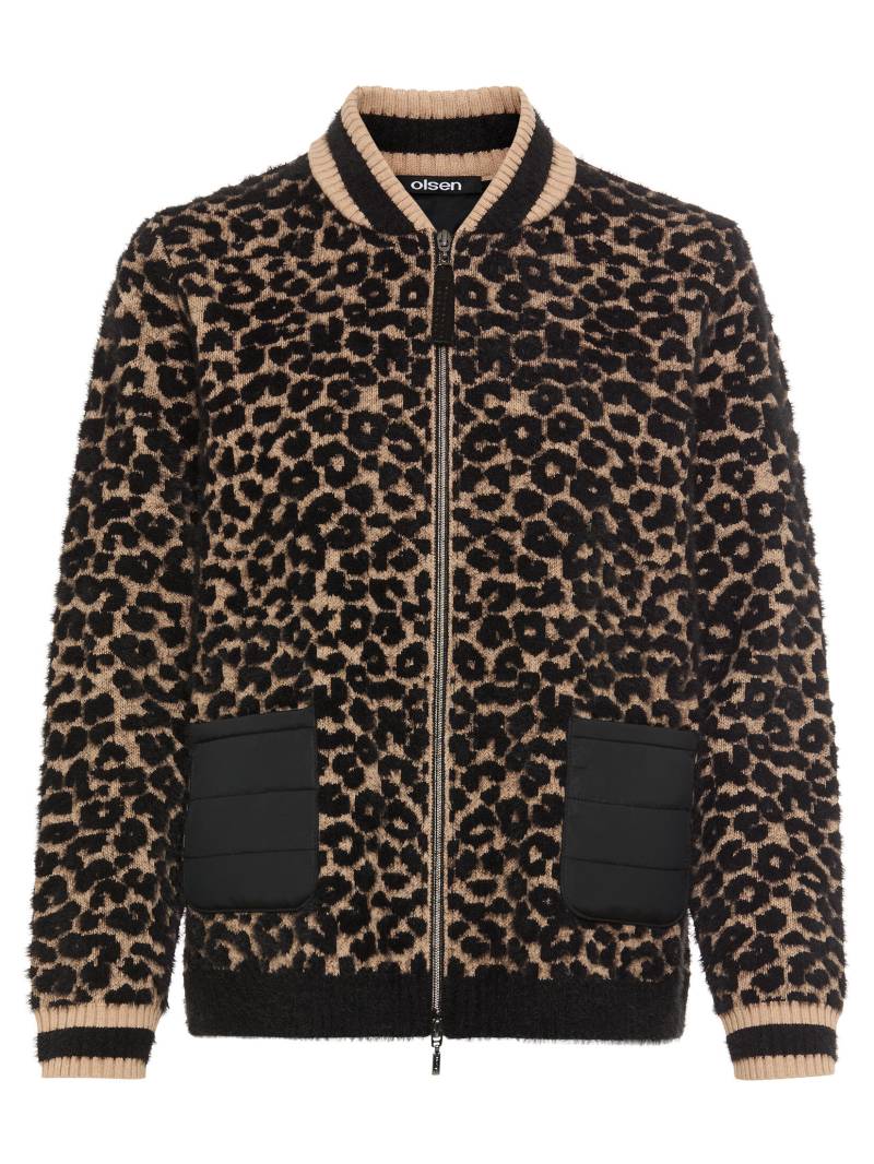 Olsen - Cardigan Long Sleeves black - Gr. - 48 von Olsen