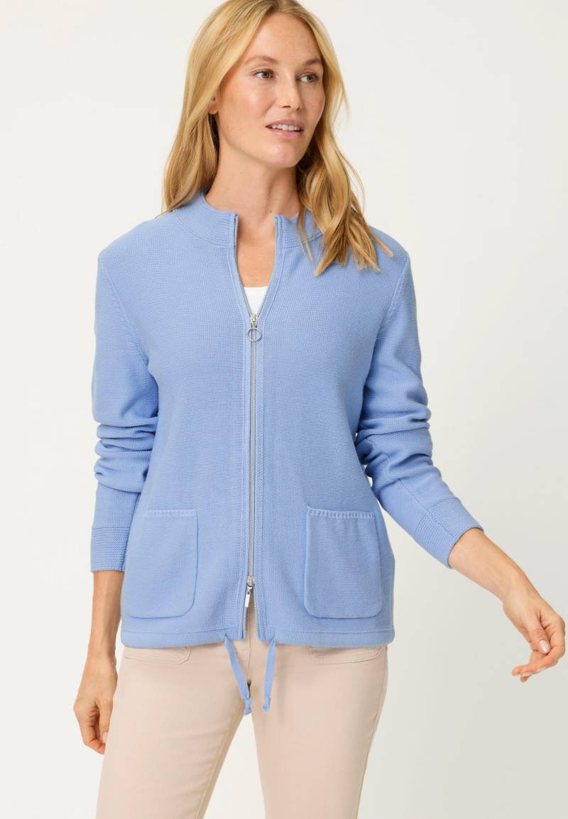 Olsen - Cardigan Long Sleeves cloud blue - Gr. - 48 von Olsen