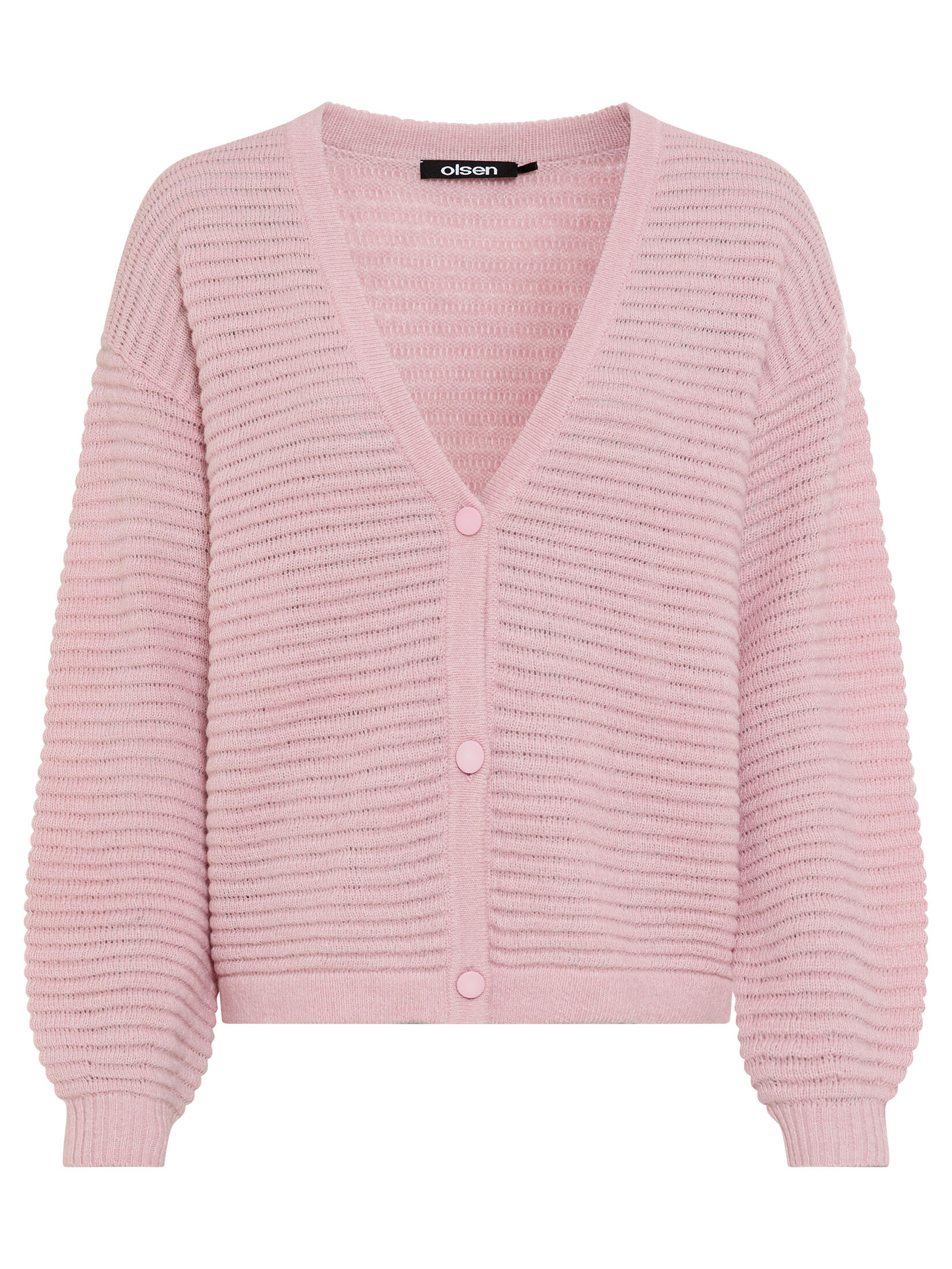 Olsen - Cardigan Long Sleeves light mauve - Gr. - 44 von Olsen