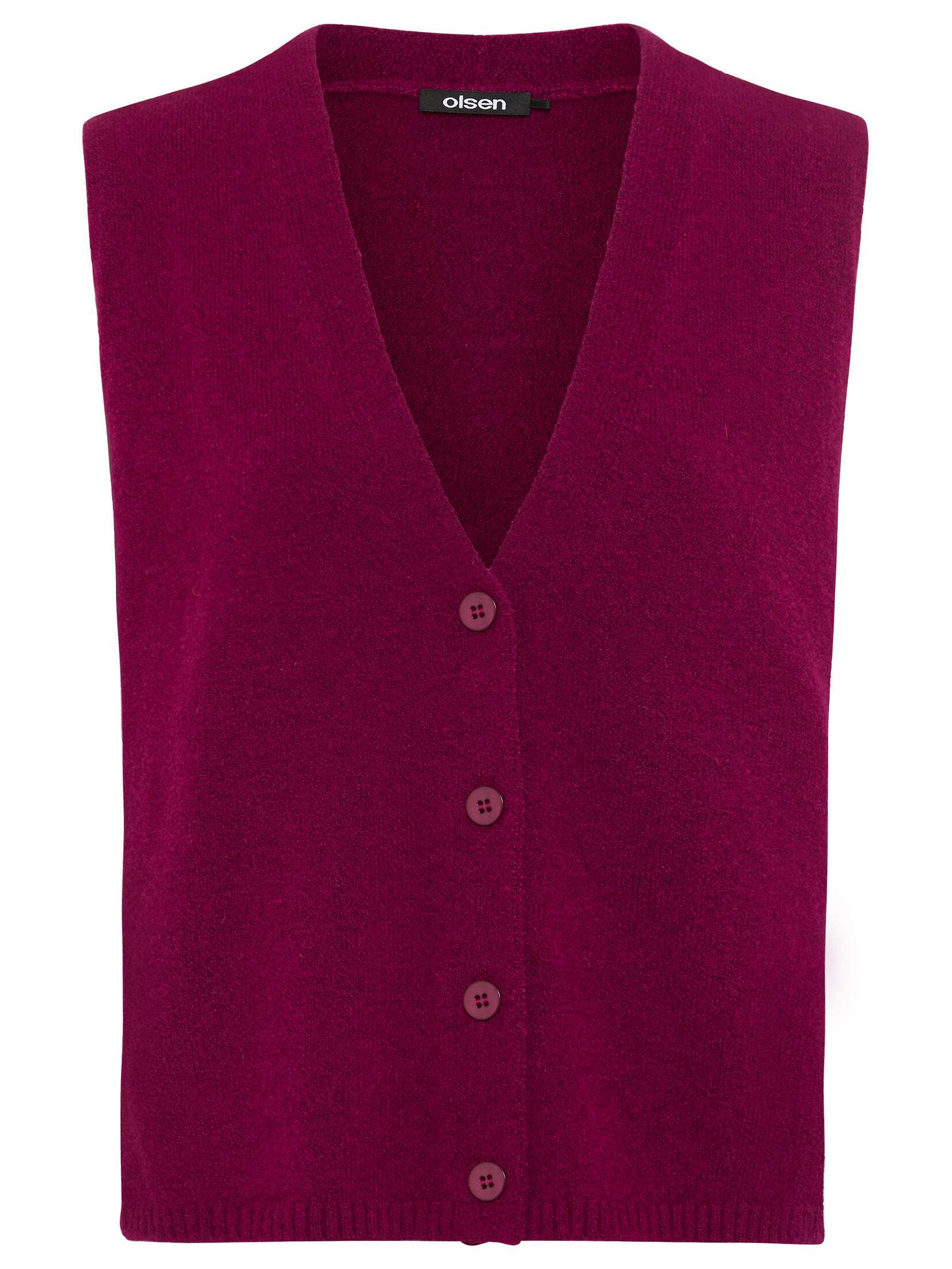 Olsen - Cardigan Sleeveless boysenberry - Gr. - 40 von Olsen