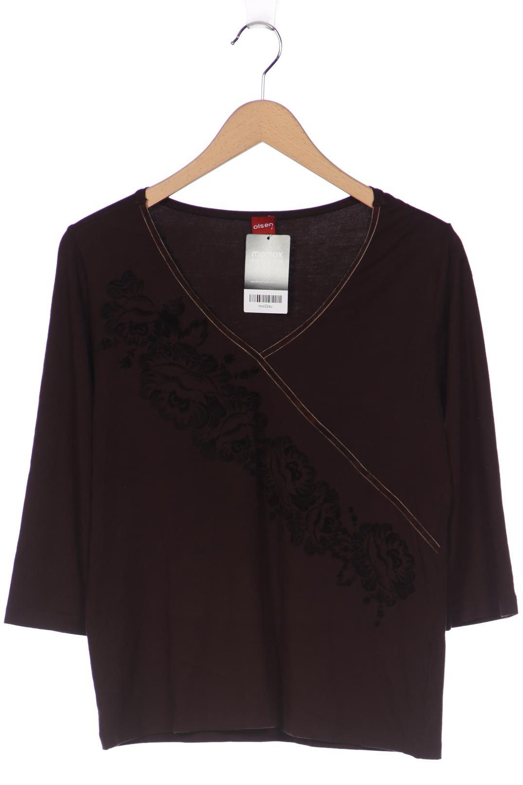 Olsen Damen Langarmshirt, braun von Olsen