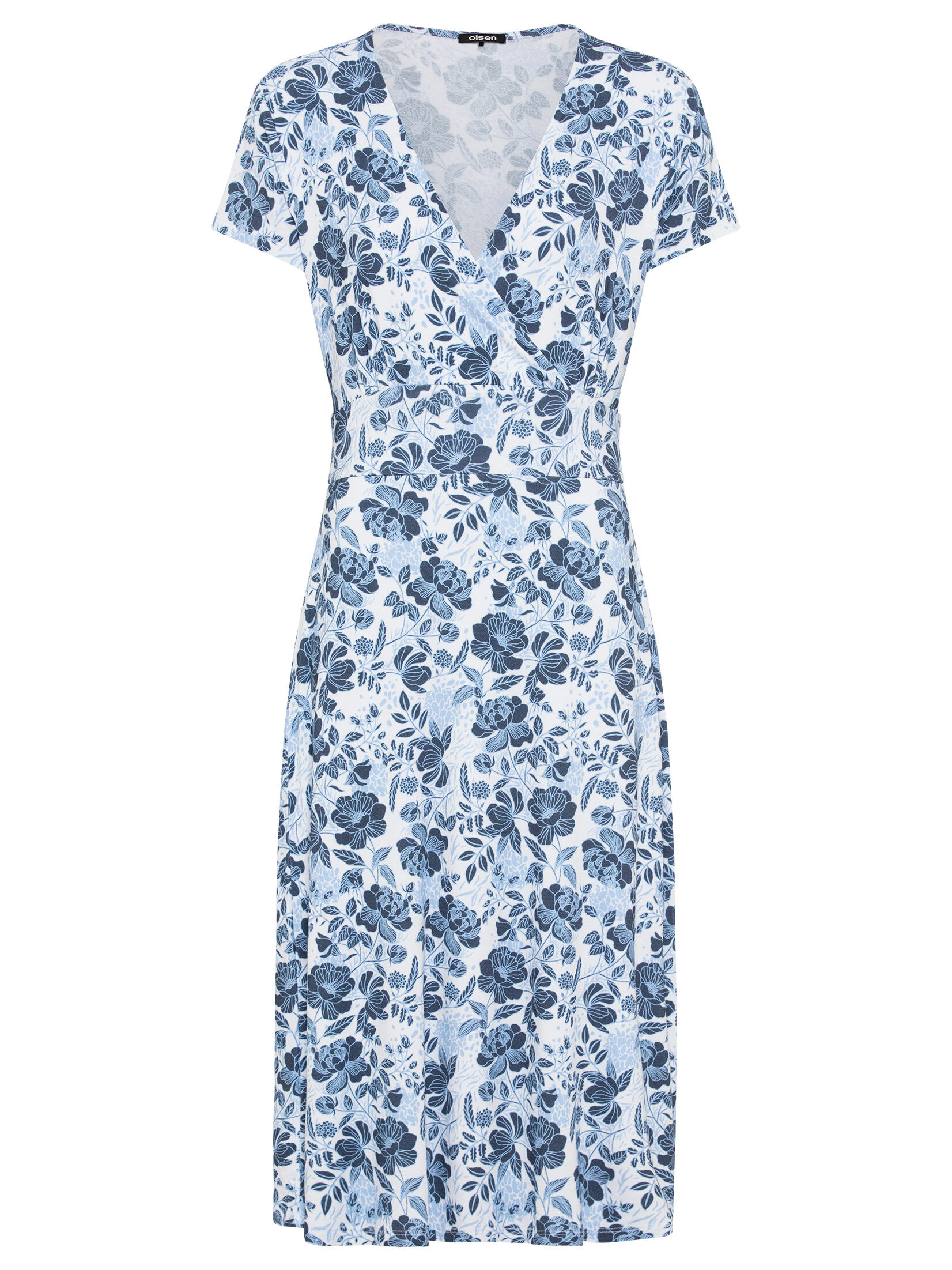 Olsen - Dress Jersey Short (till 105cm) indigo denim - Gr. - 38 von Olsen