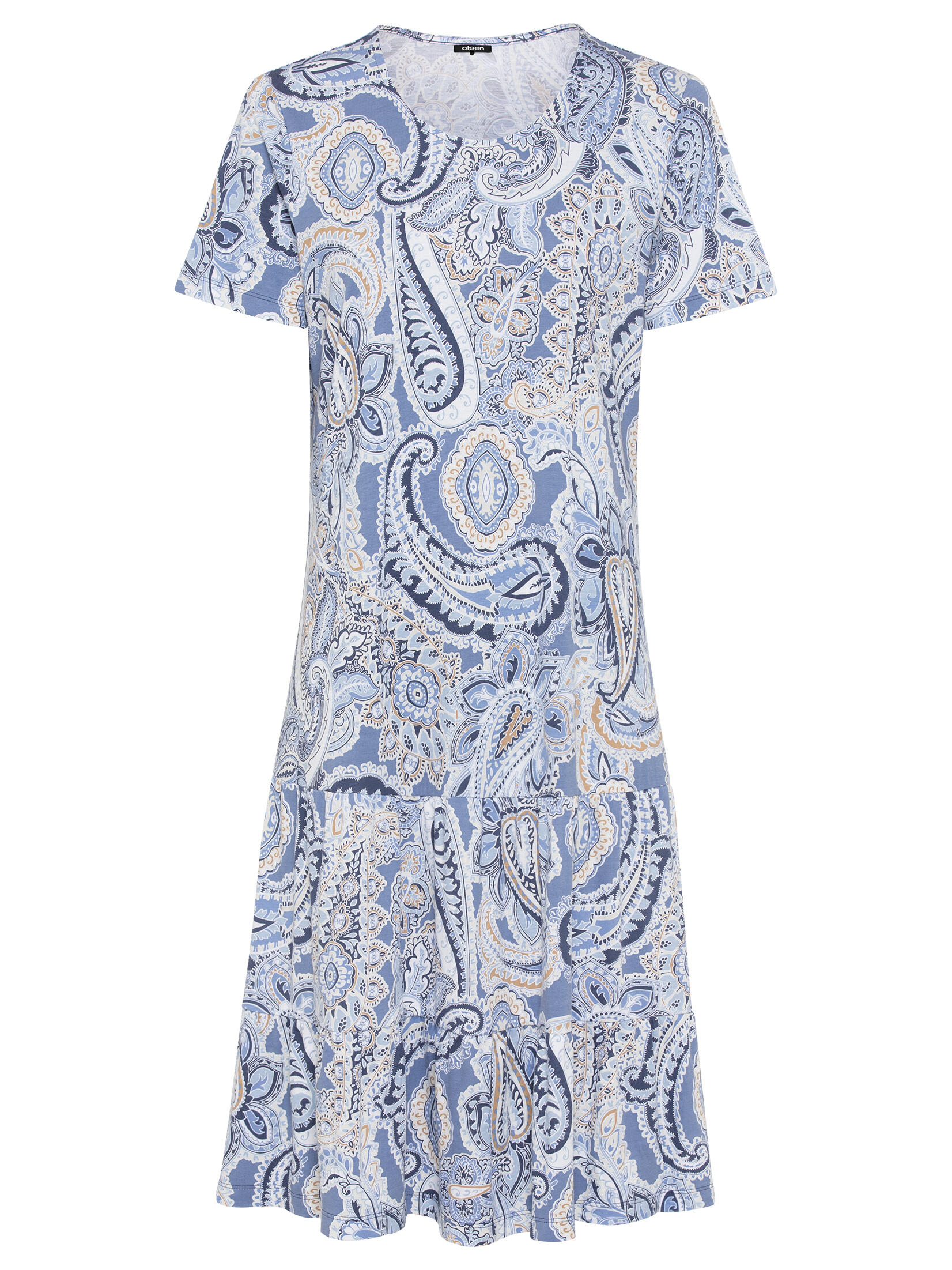 Olsen - Dress Jersey Short (till 105cm) indigo denim - Gr. - 48 von Olsen